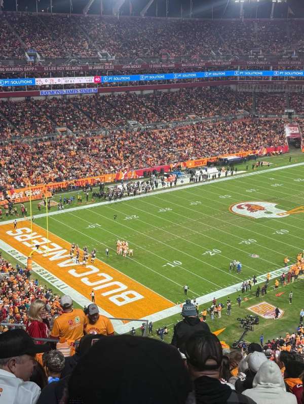 Raymond James Stadium, section: 303, row: N, seat: 8