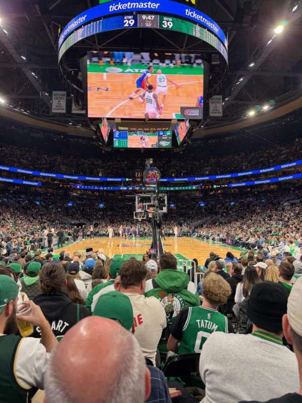 TD Garden, section: 18, row: L, seat: 2