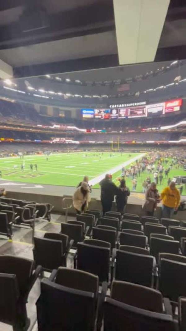 Caesars Superdome, section: 152, row: 16, seat: 18