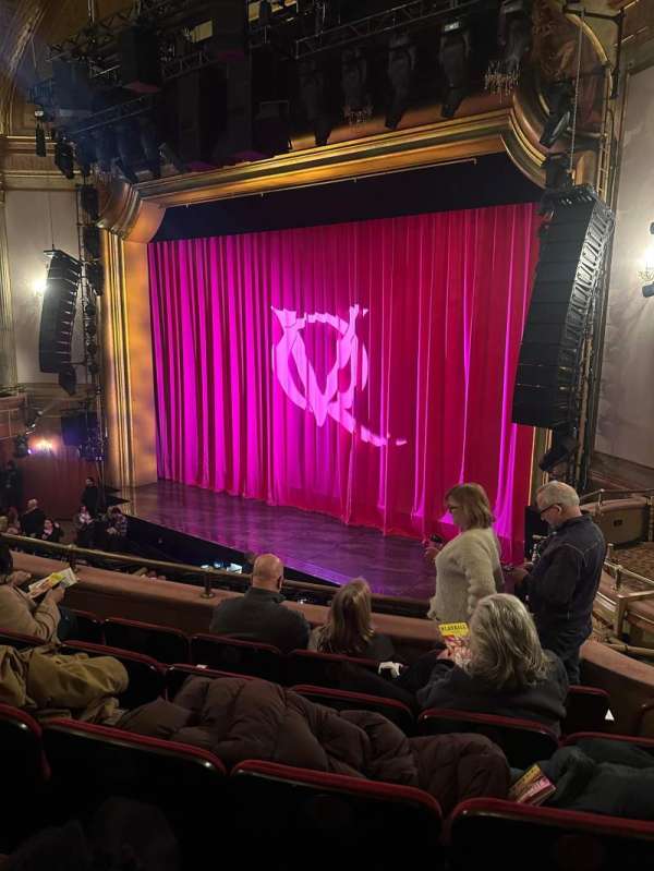 St. James Theatre, section: Mezzanine R, row: E, seat: 24