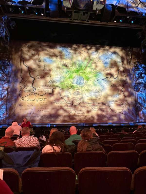 Hippodrome Theatre, section: Center Orchestra, row: J, seat: 105
