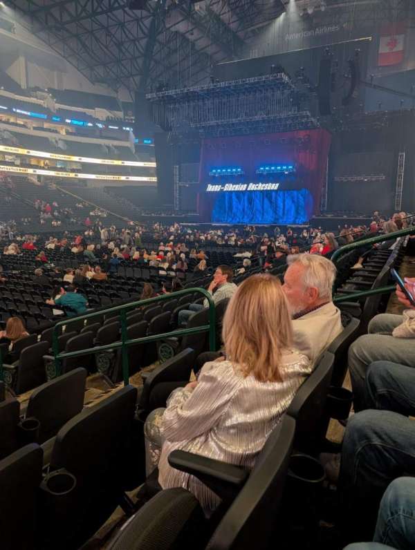 American Airlines Center, section: 109, row: H, seat: 5