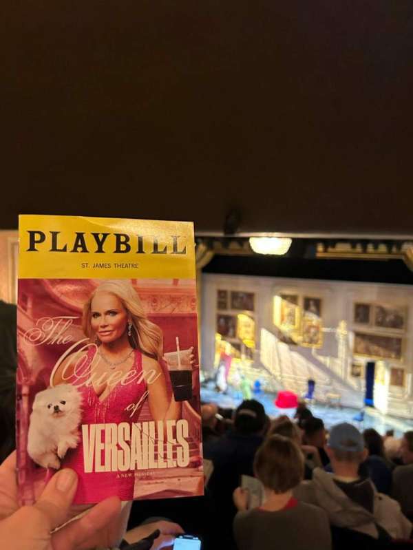 St. James Theatre, section: Mezzanine R, row: Q, seat: 10