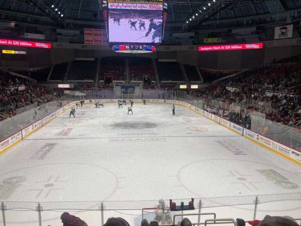 Bojangles' Coliseum, section: 115, row: G, seat: 3