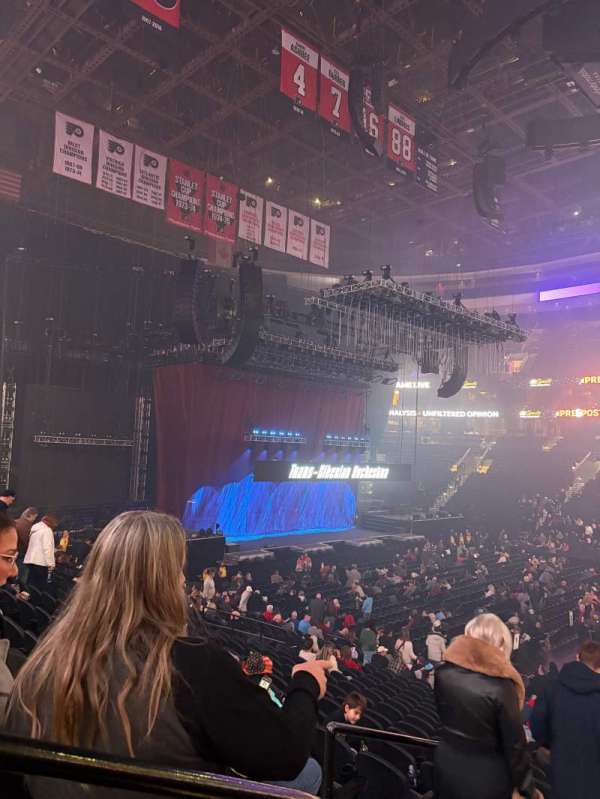 Xfinity Mobile Arena, section: CB2, row: A, seat: 1