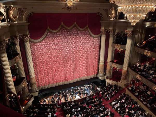 Academy of Music, section: Amphitheater G, row: A, seat: 13