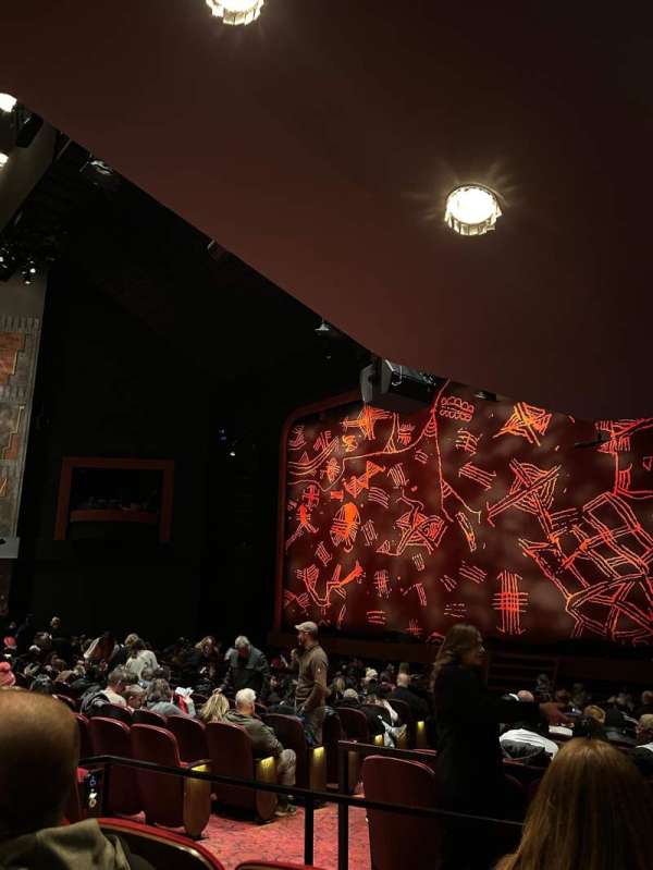 Minskoff Theatre, section: Orchestra R, row: Q, seat: 14