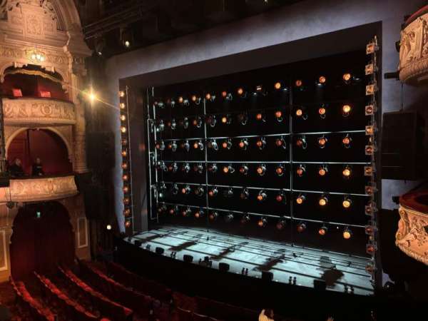 Shaftesbury Theatre, section: Royal Circle, row: A, seat: 6