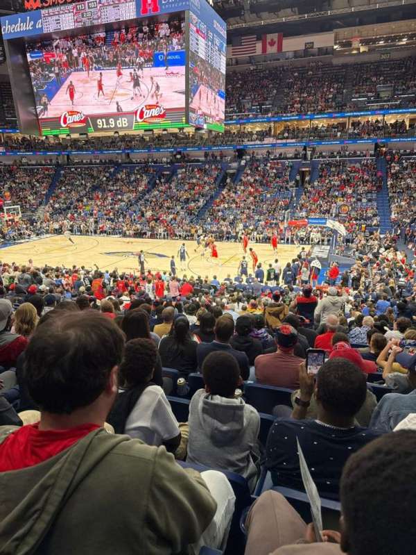 Smoothie King Center, section: 111, row: 23, seat: 6