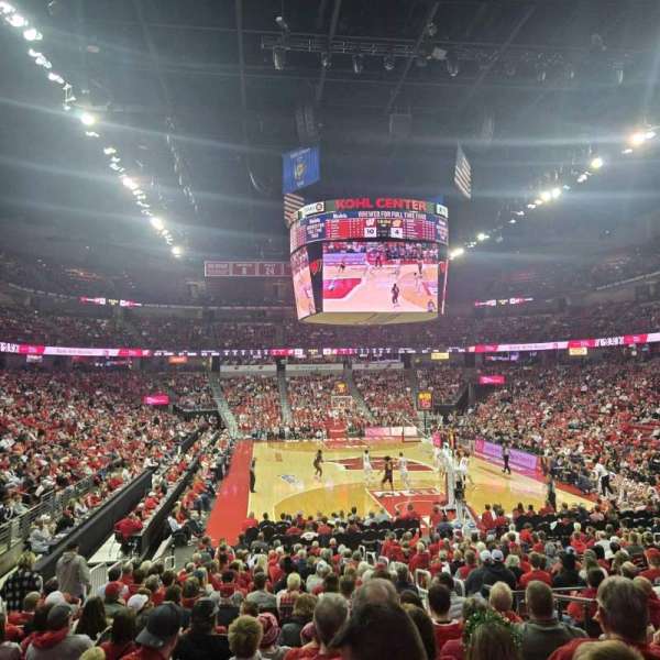 Kohl Center, section: 102, row: K, seat: 4