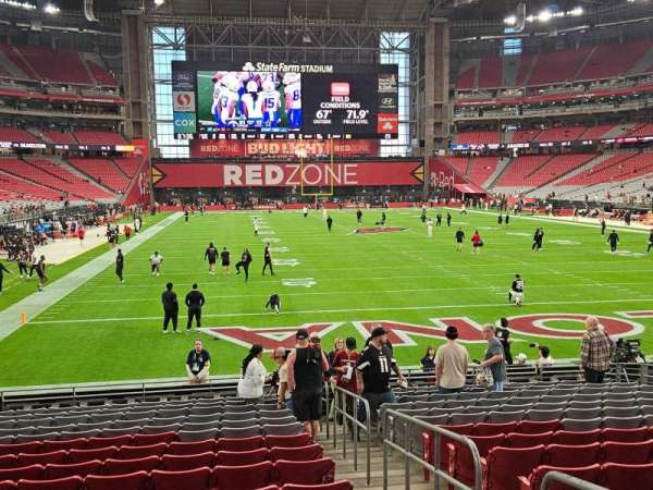 State Farm Stadium, section: 121, row: 16, seat: 1-2