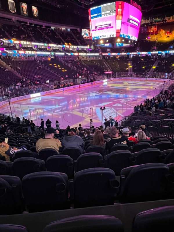 T-Mobile Arena, section: 12, row: T, seat: 15