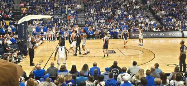 Bridgestone Arena, section: 104, row: JJ, seat: 1