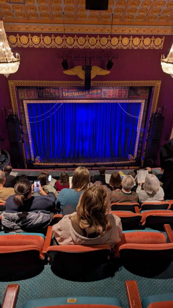 National Theatre, DC, section: Balcony C, row: H, seat: 109