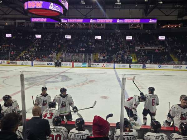 Santander Arena, section: 116, row: G, seat: 12