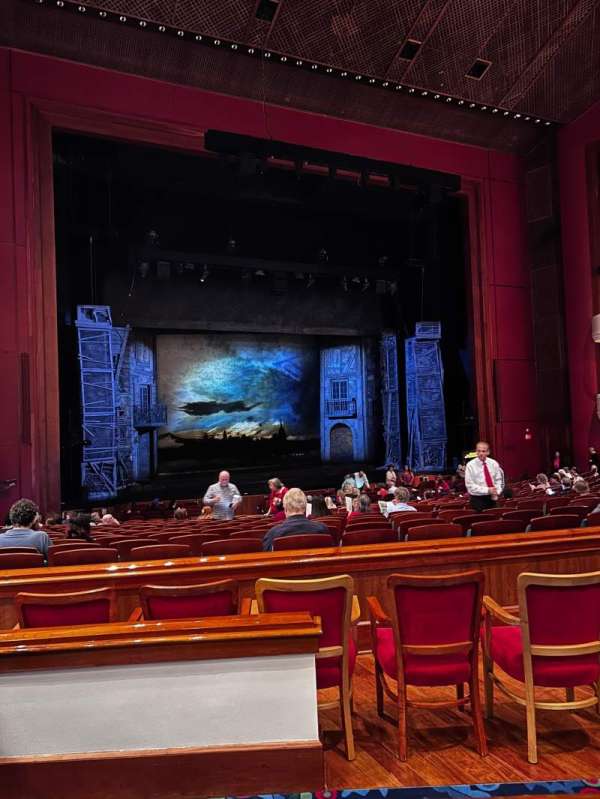 Au-Rene Theatre at the Broward Center, section: Orchestra L, row: AA, seat: 1