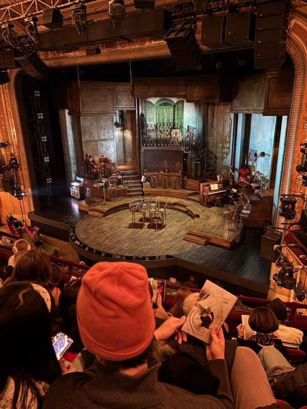 Walter Kerr Theatre, section: Mezzanine R, row: E, seat: 18