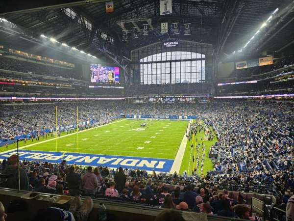 Lucas Oil Stadium, section: 324, row: 2, seat: 6