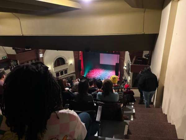Moore Theatre, section: Balcony R, row: X, seat: 6