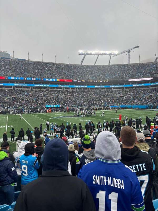 Bank of America Stadium, section: 133, row: 8, seat: 11