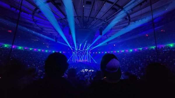 Madison Square Garden, section: 102, row: 12, seat: 5