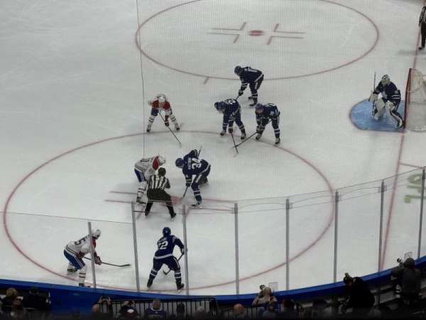 Scotiabank Arena, section: 307, row: 1, seat: 4