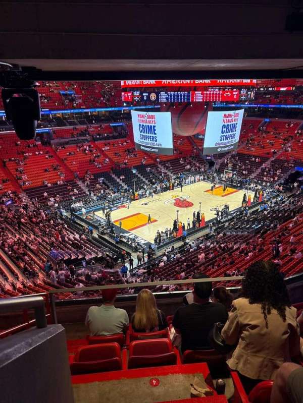 Kaseya Center, section: 328, row: 6, seat: 12