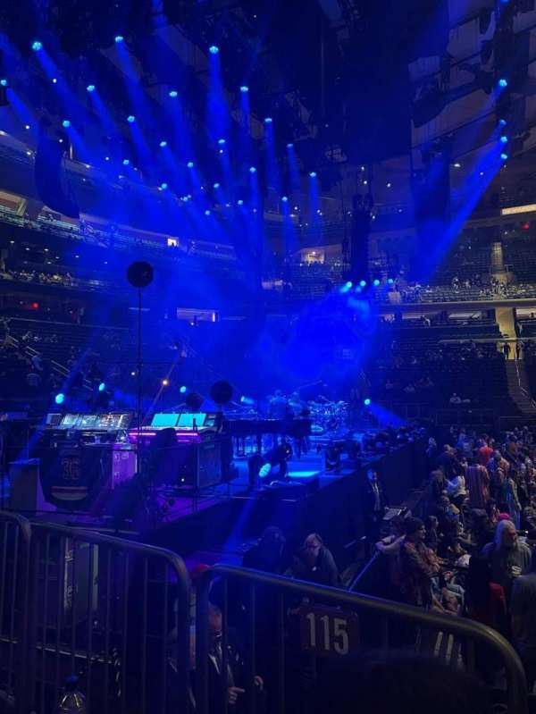 Madison Square Garden, section: 115, row: 4, seat: 12