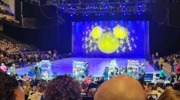 The O2, London, section: 107, row: E, seat: 216