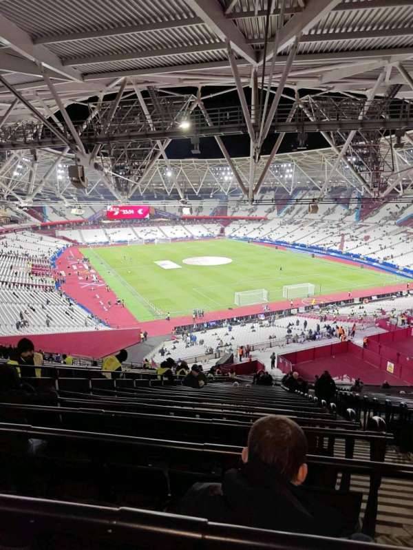 London Stadium, section: 218, row: 66, seat: 126