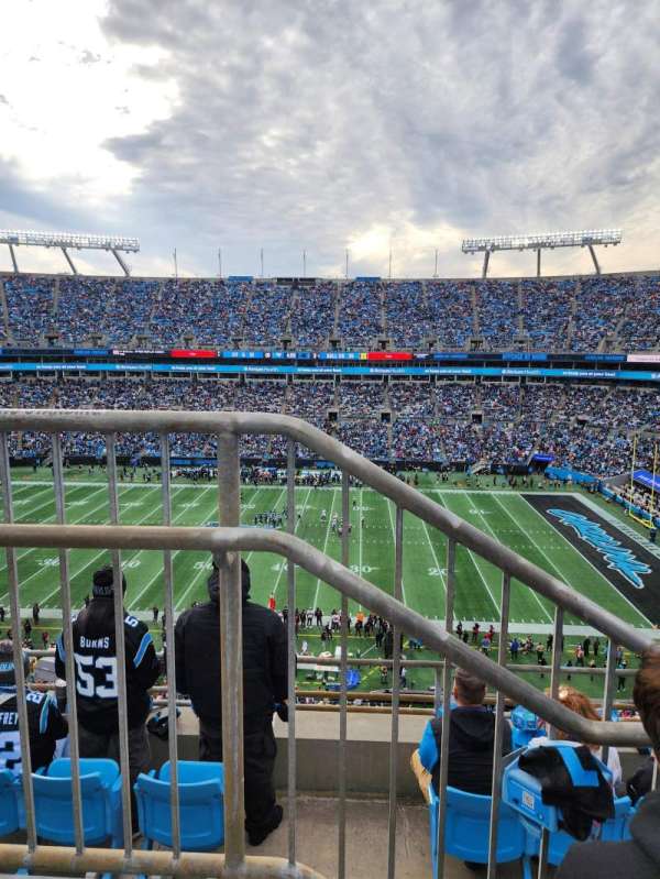 Bank of America Stadium, section: 513, row: 1, seat: 19