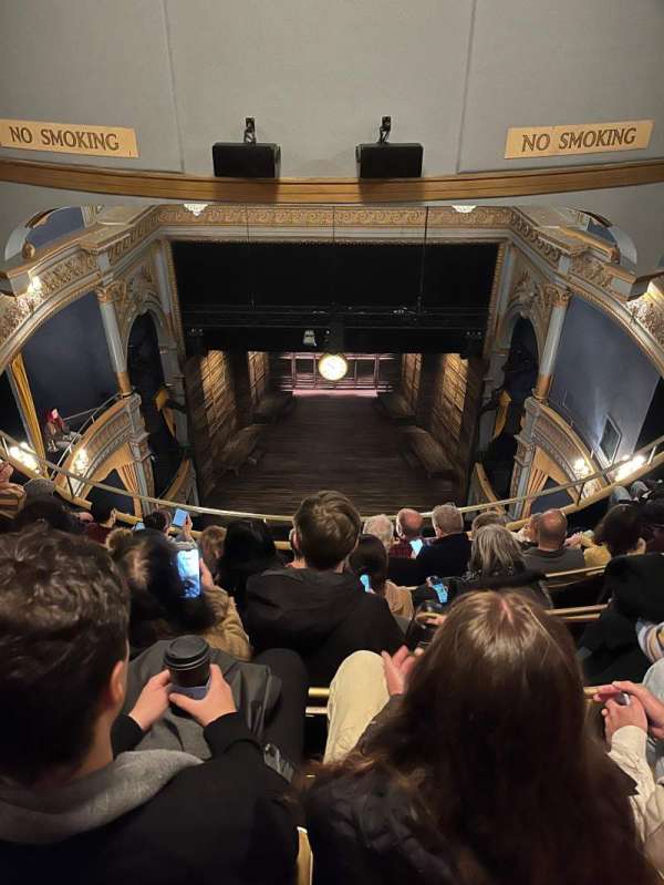 Harold Pinter Theatre, section: Balcony, row: F, seat: 13