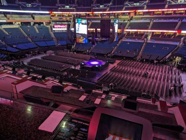 Kia Center, section: Loge Box F, row: 3