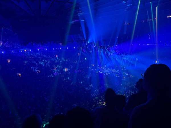 Madison Square Garden, section: 210, row: 3, seat: 8