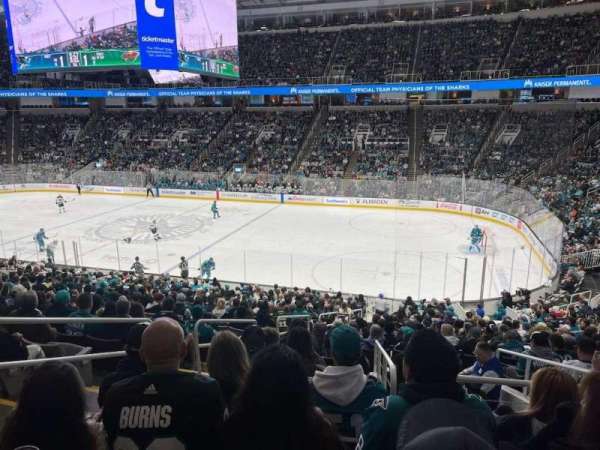 SAP Center, section: 113, row: 24, seat: 15
