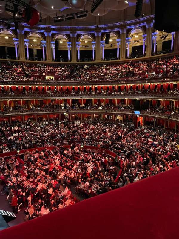 Royal Albert Hall, section: Second Tier 13, row: 1, seat: 1