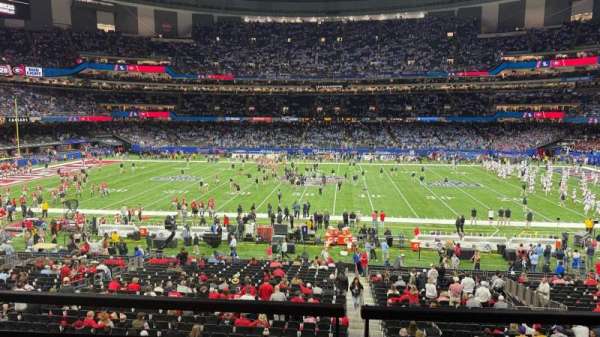 Caesars Superdome, section: 263, row: 2, seat: 11