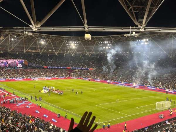 London Stadium, section: 216, row: 48, seat: 203