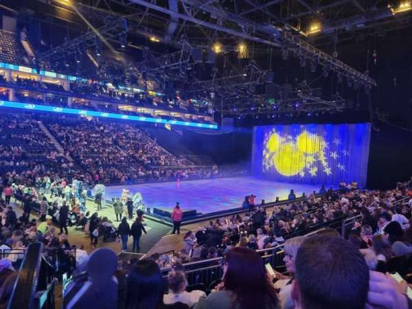 The O2, London, section: 109, row: N, seat: 277