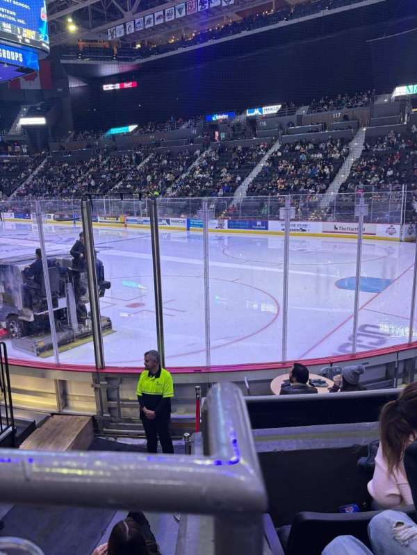 PeoplesBank Arena, section: 124, row: G, seat: 8