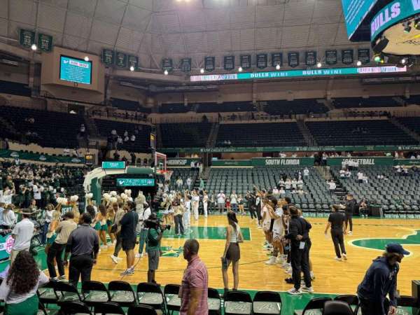 Yuengling Center, section: 114, row: D, seat: 15
