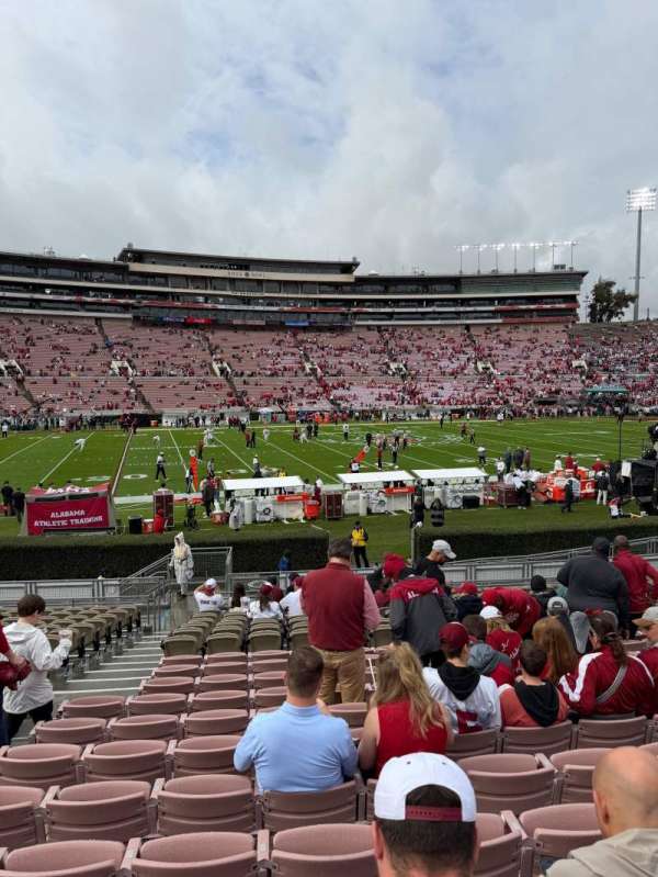 Rose Bowl, section: 3-h, row: 20, seat: 103