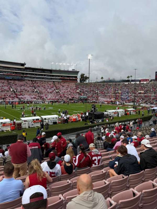 Rose Bowl, section: 3-h, row: 20, seat: 103