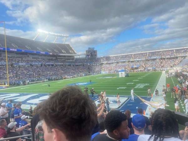 Camping World Stadium, section: 119, row: H, seat: 30