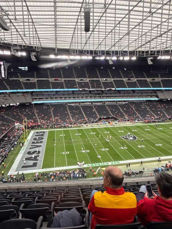 Allegiant Stadium, section: 341, row: 8