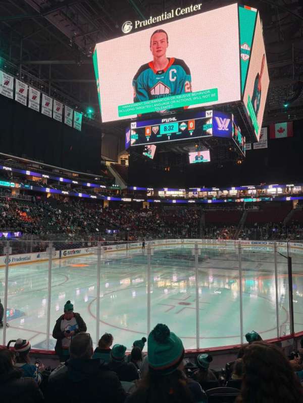 Prudential Center, section: 15, row: 8, seat: 7