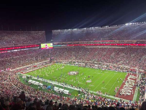 Bryant-Denny Stadium, section: U4-NN, row: 13, seat: 8