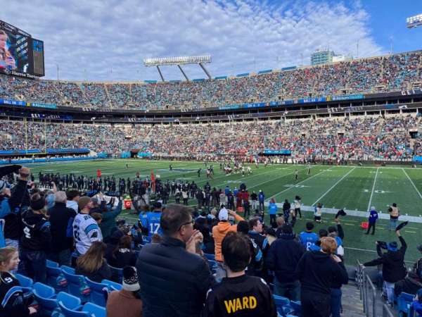 Bank of America Stadium, section: 129, row: 11, seat: 1