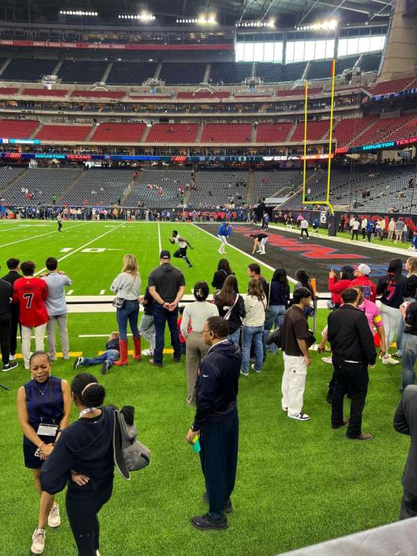 NRG Stadium, section: 103, row: A, seat: 8