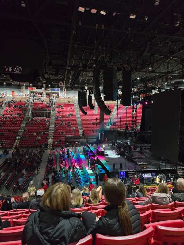 Viejas Arena, section: G, row: 22, seat: 12